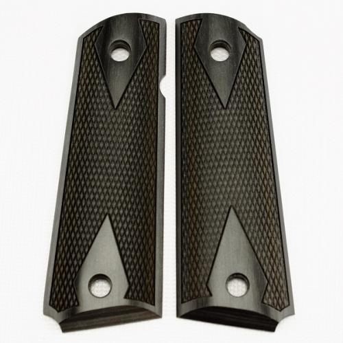 1911 Grip Black Laminate Double Diamond