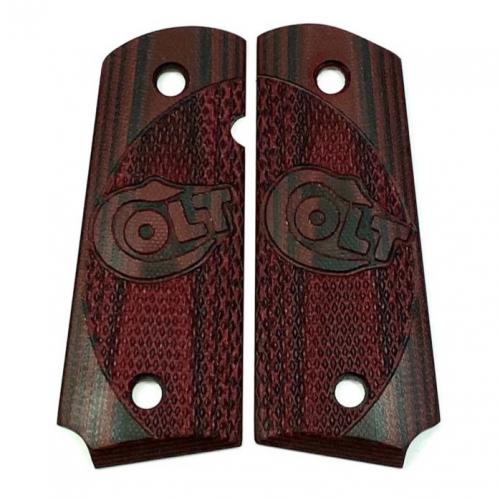 1911 Colt Grip Compact Slim Black Cherry G10