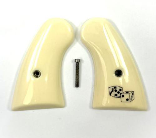 Colt-Python-Ivory-Service-Grips-Dice