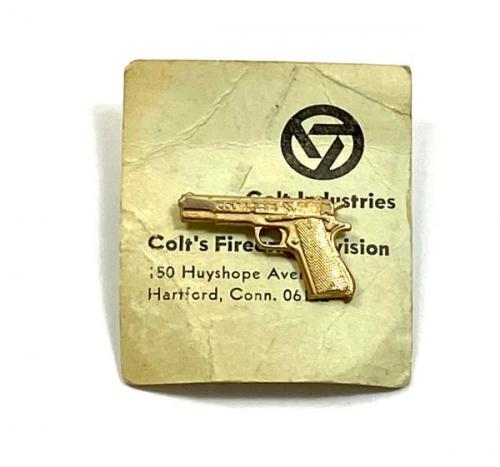 Colt Vintage Firearms Hartford Conn Pistol Pin 