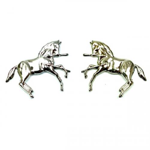  Colt Original Rampant Horse Medallion Set, Silver