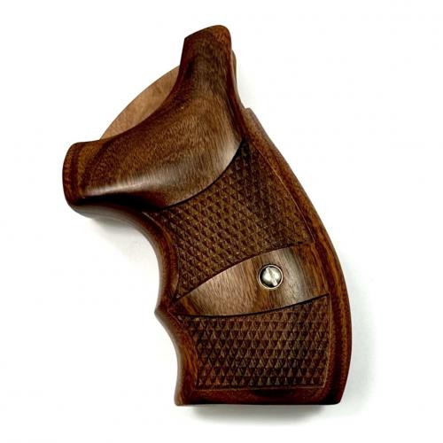 Smith and Wesson N  Frame Revolver Grips Round Butt Cocobolo