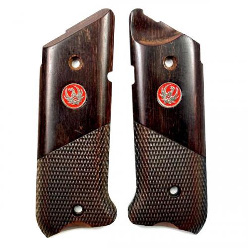 Ruger MKIV Cocobola Laminate Half Checkered Grip, Dark ***