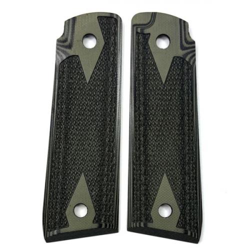 Ruger MKIV 22/45 G10 Grip Green Black