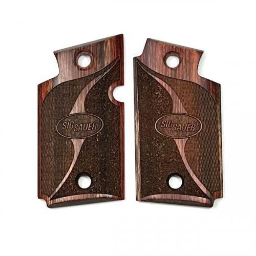 Sig P938 Rosewood Checkered/Stippled Grip