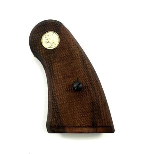 Colt Python Service Walnut Grip Cutout Back BG